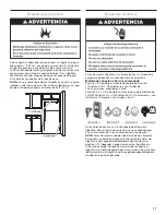 Предварительный просмотр 17 страницы Whirlpool 5GR2SHKXLQ05 Use & Care Manual