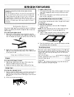 Предварительный просмотр 9 страницы Whirlpool 5VEL88TRAQ00 Use & Care Manual