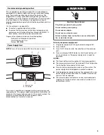 Предварительный просмотр 5 страницы Whirlpool 66121416 Use And Care Manual