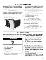 Preview for 15 page of Whirlpool 66121417 Use And Care Manual