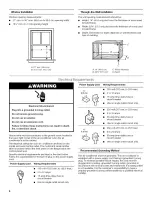 Предварительный просмотр 4 страницы Whirlpool 66121559A Use & Care Manual