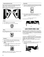 Preview for 16 page of Whirlpool 66161279 Use And Care Manual