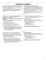 Preview for 57 page of Whirlpool 66161279 Use And Care Manual