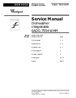 Предварительный просмотр 1 страницы Whirlpool 6ADG 7554 WHM Service Manual