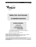 Предварительный просмотр 1 страницы Whirlpool 6AKR630 WH Service Manual