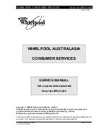 Whirlpool 6ALBR5233JQ0 Service Manual предпросмотр