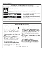 Preview for 2 page of Whirlpool 6AWTW5550XW0 Use And Care Manual