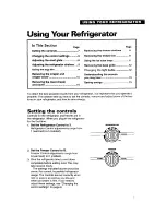 Preview for 7 page of Whirlpool 6ED20PK User And Care Manual