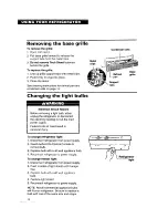 Preview for 12 page of Whirlpool 6ED20PK User And Care Manual