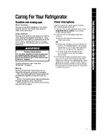 Preview for 13 page of Whirlpool 6ETl6ZK Use & Care Manual