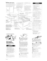 Preview for 2 page of Whirlpool 76612-00/4315709 Installation Instructions