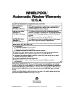 Предварительный просмотр 25 страницы Whirlpool 7LSC 9245 Use And Care Manual