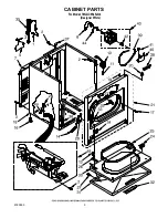 Preview for 3 page of Whirlpool 7MLGC9545JQ4 Parts List