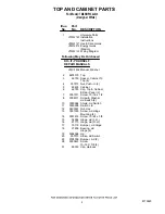 Предварительный просмотр 2 страницы Whirlpool 7MLSR5132JQ3 Parts List