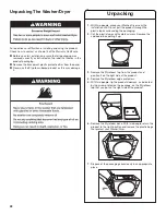 Предварительный просмотр 22 страницы Whirlpool 7MWFC5090KC Use And Care Manual And Installation Instructions