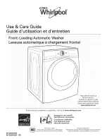 Предварительный просмотр 1 страницы Whirlpool 7MWFW87HEDC0 Use & Care Manual