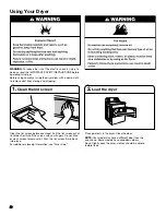 Preview for 20 page of Whirlpool 7MWGD1750EQ Use And Care Manual