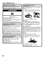 Preview for 22 page of Whirlpool 7MWGD1750EQ Use And Care Manual