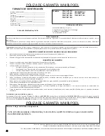 Preview for 26 page of Whirlpool 7MWGD1750EQ Use And Care Manual