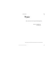 Whirlpool 7S21FNI SL User Manual preview