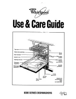 Whirlpool 8000 Series Use & Care Manual preview