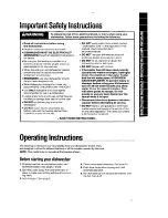 Предварительный просмотр 3 страницы Whirlpool 8000 Series Use & Care Manual