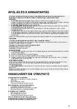 Предварительный просмотр 22 страницы Whirlpool 8003437206757 Instructions For Use Manual