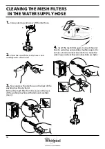 Предварительный просмотр 34 страницы Whirlpool 8003437263149 Health & Safety, Use & Care And Installation Manual