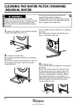 Предварительный просмотр 36 страницы Whirlpool 8003437263149 Health & Safety, Use & Care And Installation Manual