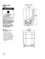 Preview for 2 page of Whirlpool 801 Series Installation Instructions Manual