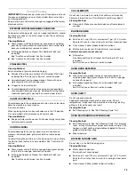 Preview for 13 page of Whirlpool 8113P749-60 Use And Care Manual