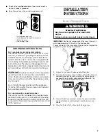 Предварительный просмотр 7 страницы Whirlpool 8182042 Use And Care Manual