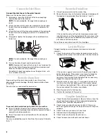 Предварительный просмотр 8 страницы Whirlpool 8182042 Use And Care Manual