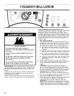 Предварительный просмотр 30 страницы Whirlpool 8182042 Use And Care Manual