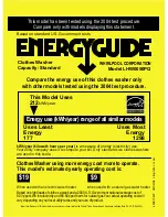 Whirlpool 8182569 Energy Manual preview