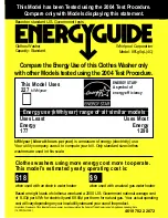 Whirlpool 8182616 Energy Manual preview