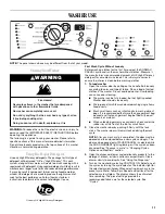 Preview for 11 page of Whirlpool 8182675 Use And Care Manual