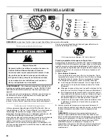 Предварительный просмотр 60 страницы Whirlpool 8182676 Use And Care Manual