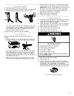 Предварительный просмотр 9 страницы Whirlpool 8182748 Use And Care Manual