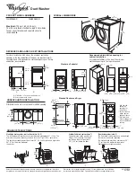 Предварительный просмотр 1 страницы Whirlpool 8182750-D-WH Dimension Manual