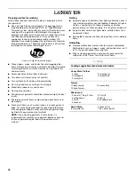 Preview for 18 page of Whirlpool 8182750 Use And Care Manual