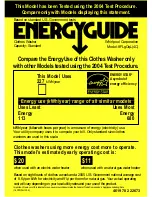 Whirlpool 8182759 Energy Manual preview