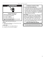 Preview for 5 page of Whirlpool 8205283 Use & Care Manual