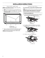 Предварительный просмотр 4 страницы Whirlpool 8206327 Installation Instructions Manual