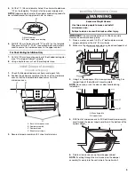 Предварительный просмотр 9 страницы Whirlpool 8206327 Installation Instructions Manual