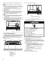 Предварительный просмотр 10 страницы Whirlpool 8206327 Installation Instructions Manual