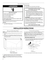 Предварительный просмотр 4 страницы Whirlpool 8206588 Installation Manual