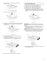 Предварительный просмотр 5 страницы Whirlpool 8206588 Installation Manual