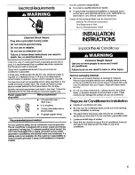 Preview for 5 page of Whirlpool 8209652 Use & Care Manual