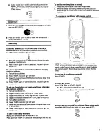 Preview for 9 page of Whirlpool 8209652 Use & Care Manual